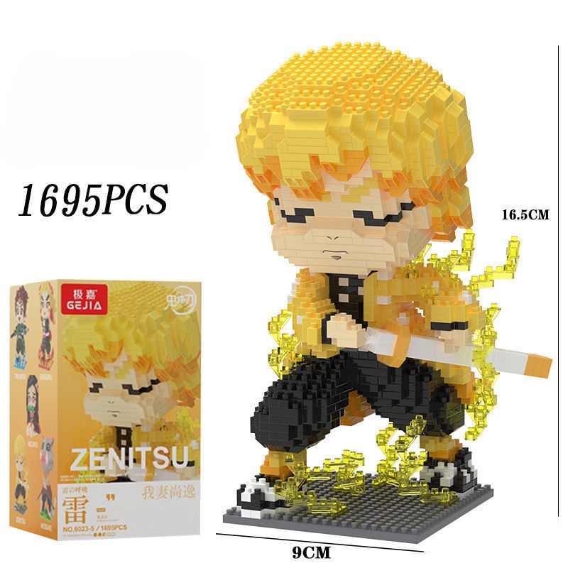 ĐỒ CHƠI LẮP RÁPĐồ Chơi Xếp Hình Nhân Vật Nezuko Trong Demon Slayer lắp ráp