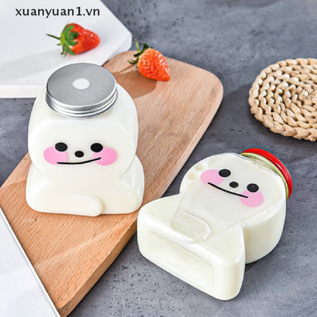 1 Bình Đựng Nước Ép 400ML Bằng Nhựa Trong Suốt In Họa Tiết Hoạt Hình Sáng Tạo