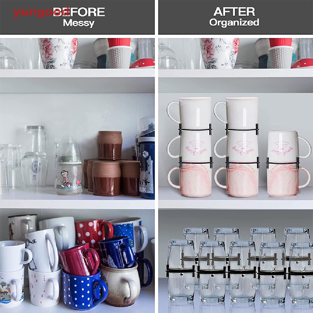 Hộp Đựng Cốc Cà Phê Có Thể Xếp Chồng Tiết Kiệm Không Gian