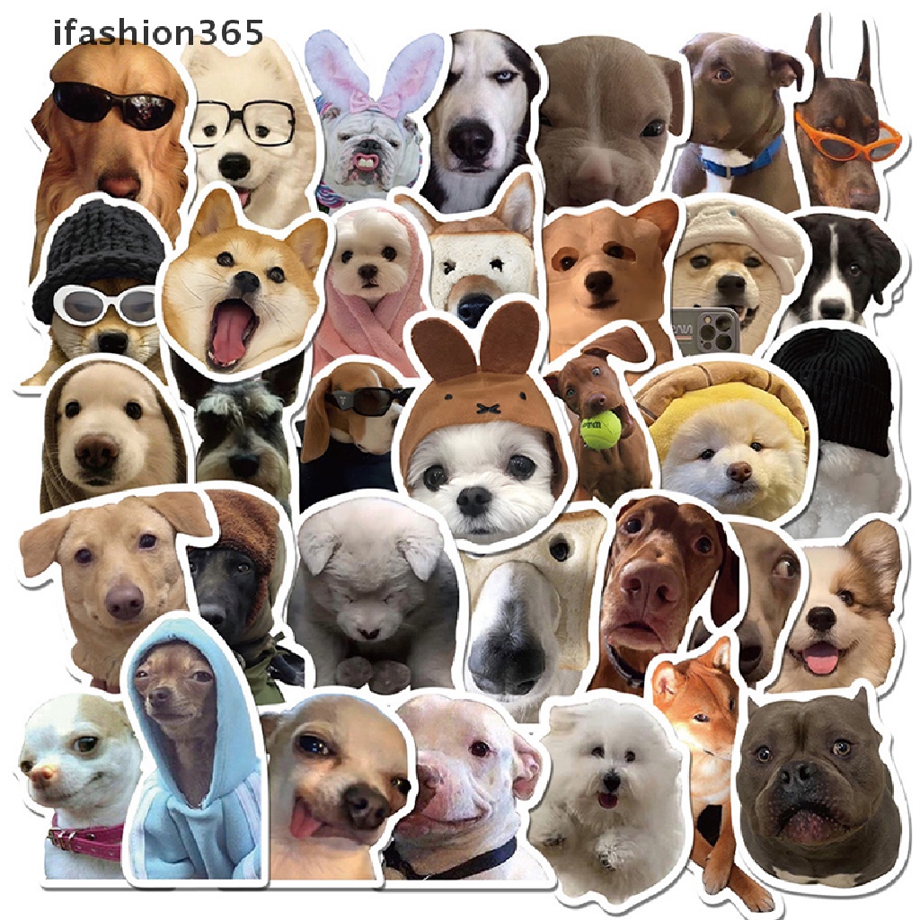 Set 50 Miếng Dán Biểu Tượng Cảm Xúc Trang Trí Laptop Notebook Ifashion ifashion365