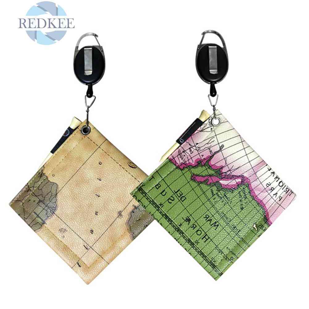 Khăn Lau Chùi Vệ Sinh Bóng Golf Hình Vuông Bằng PU