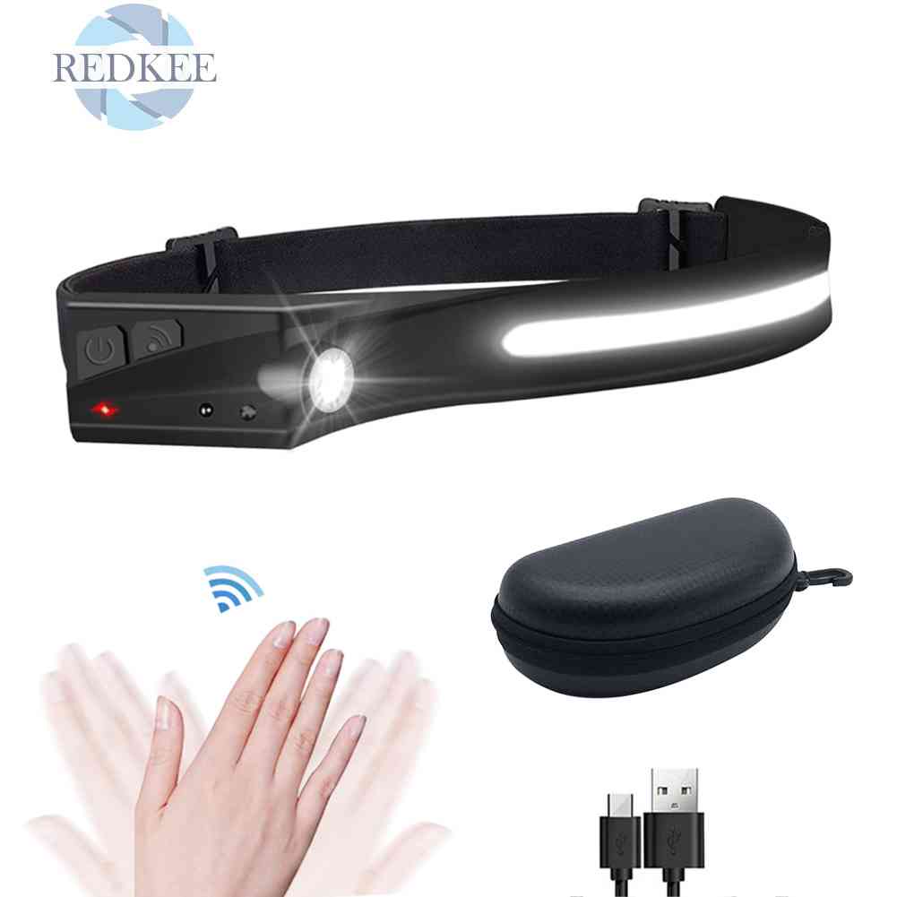 2 Đèn Pha LED COB Cảm Ứng Có Thể Sạc Lại Dùng Làm Việc Ngoài Trời