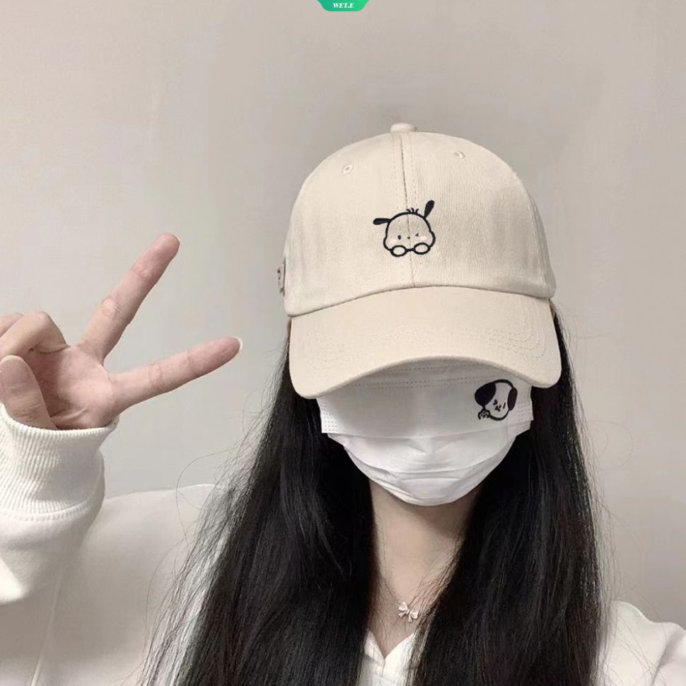 Mũ Lưỡi Trai Họa Tiết Hoạt Hình Sanrio Pachacco Phong Cách Hàn Quốc Y2k