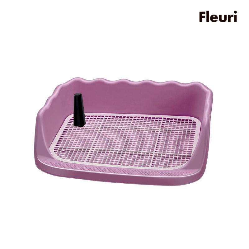 Khay Đi Vệ Sinh Gắn Tường Kèm Khay Đựng Bảo Vệ Dành Cho Thú Cưng Cỡ Nhỏ / Vừa / Thỏ