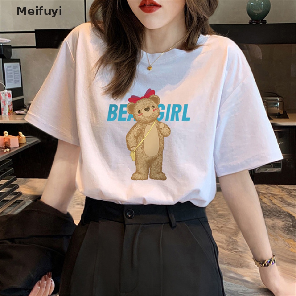 Áo Thun Tay Ngắn Cổ Tròn In Chữ Thời Trang Mùa Hè Cho Nữ