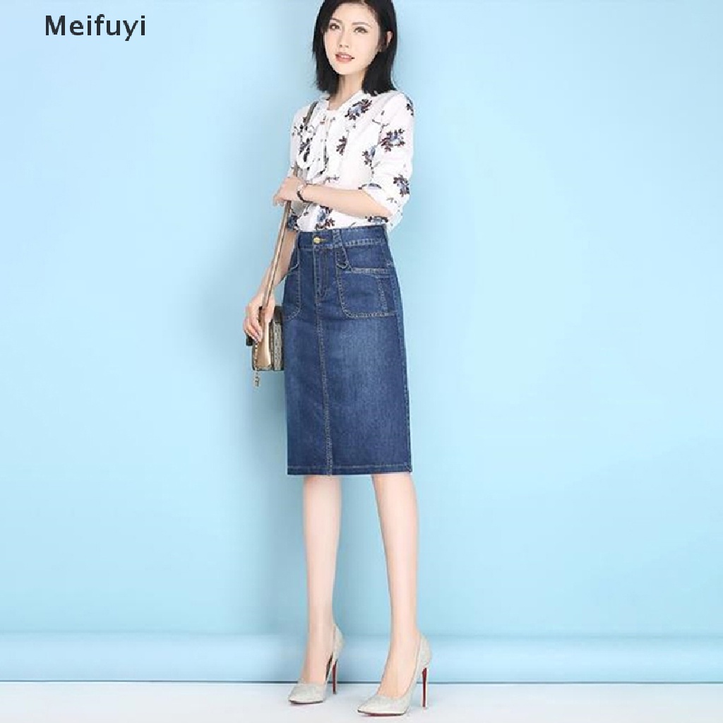 Chân váy jean Lưng Cao Thời Trang 2023 Mới Lạ Cho Nữ