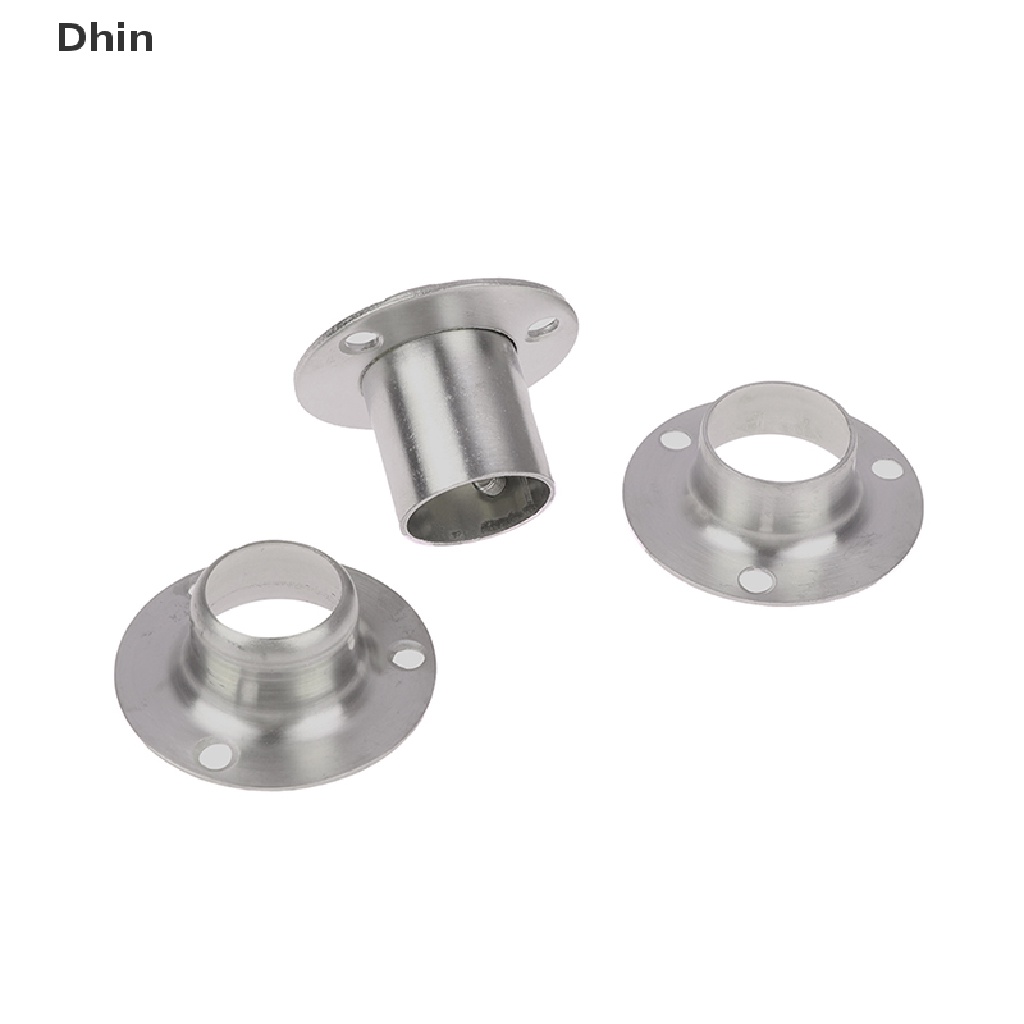 Giá Đỡ Thanh Treo Rèm Cửa / Đồ Nội Thất Bằng Inox Hình Tròn Tiện Dụng Cho Tủ Quần Áo