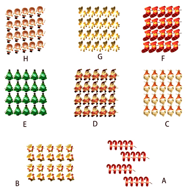Dây Đèn LED Hình Bông Tuyết Trang Trí Giáng Sinh Năm Mới