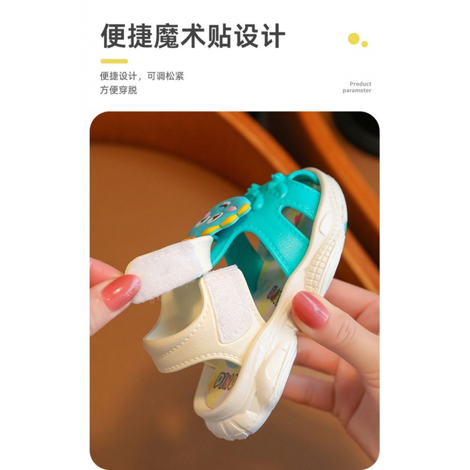 Dép Sandal Đế Mềm Chống Trượt Thời Trang Mùa Hè 2023 Cho Bé Trai Gái