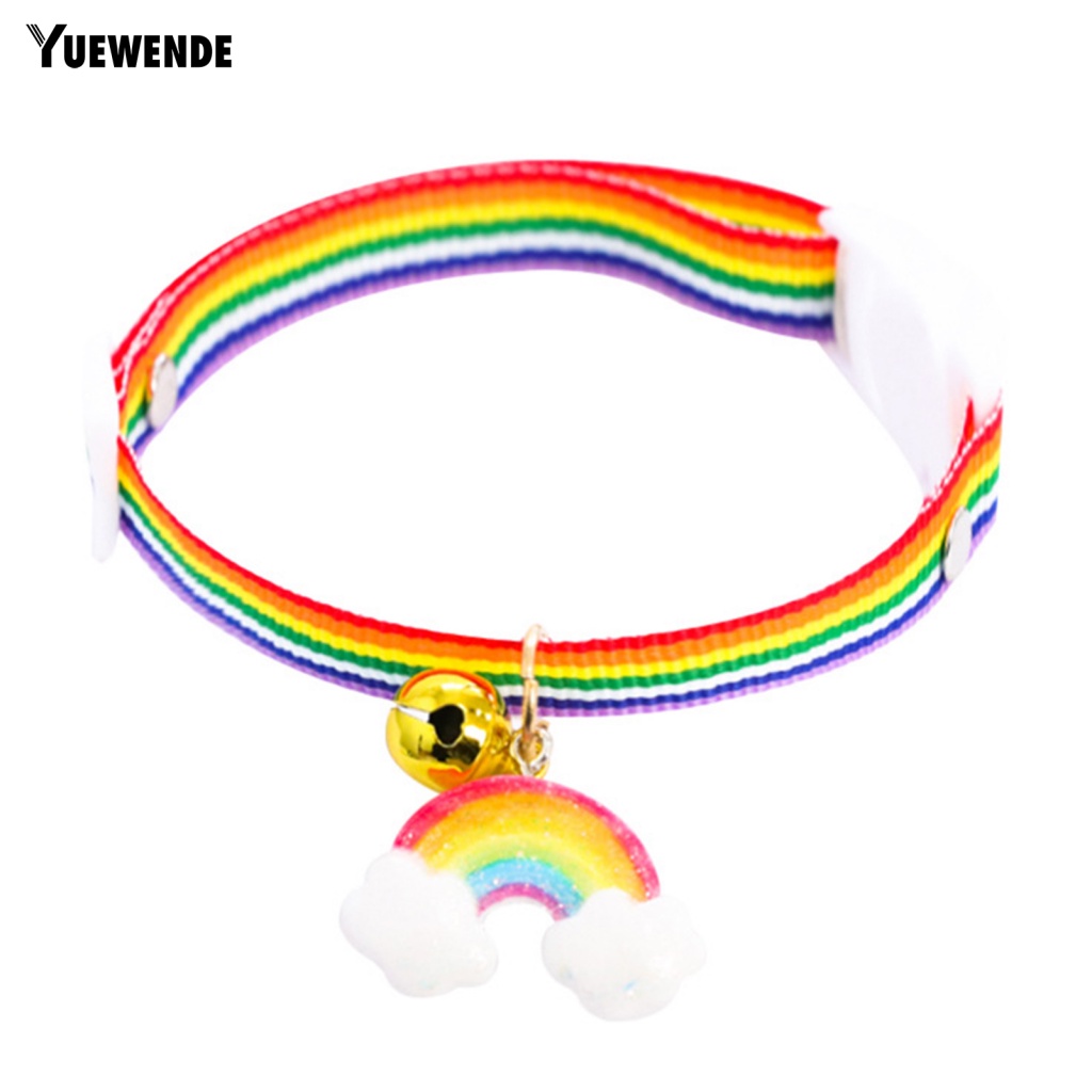 Ye.b Vòng Cổ Bằng Vải In Hình Chuông Mặc Hàng Ngày Cho Thú Cưng