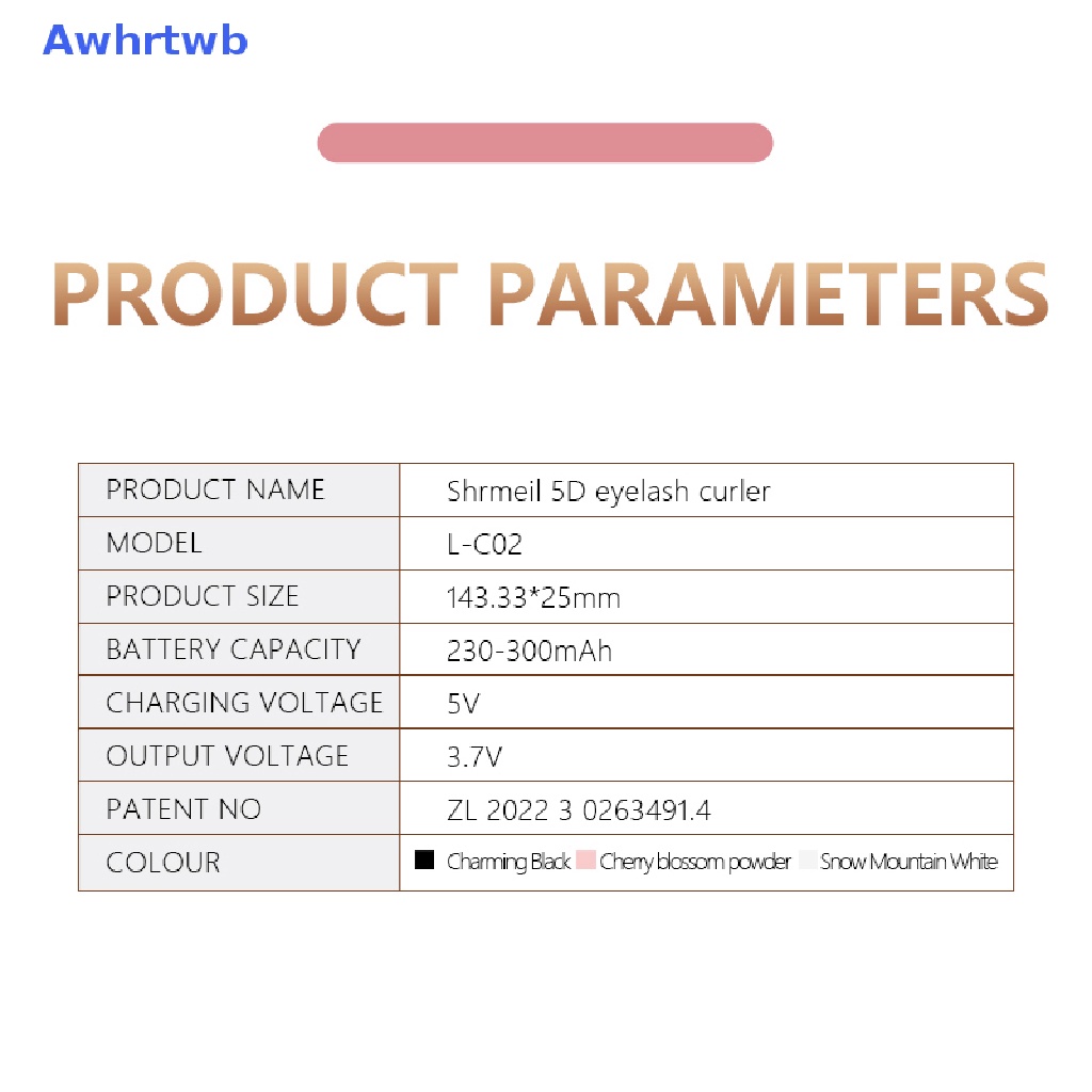 Dụng Cụ Uốn Cong Lông Mi Bằng Nhiệt Chạy Điện Tiện Dụng