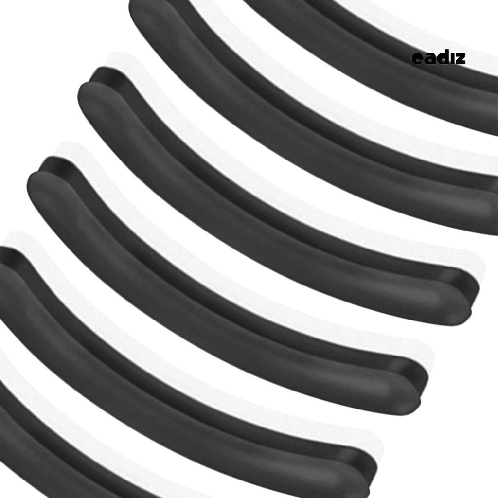 Set 6 Miếng Đệm Silicon Màu Đen Độ Đàn Hồi Cao Hỗ Trợ Uốn Cong Lông Mi Chuyên Nghiệp