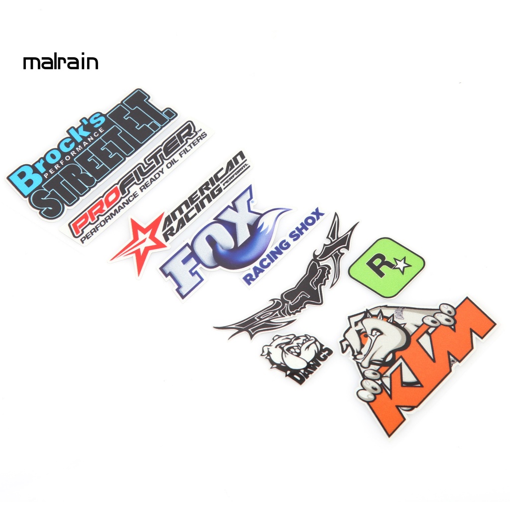 Bộ 5 Miếng Dán Trang Trí Xe Mô Tô Chống Mòn Bền Bỉ