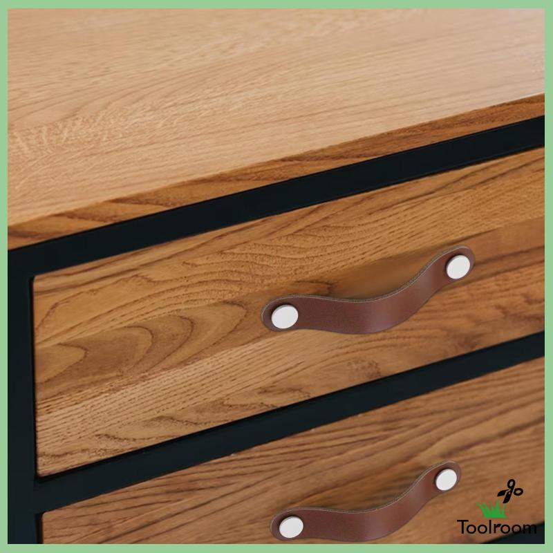 Tay Nắm Cửa Tủ Bằng Da PU Tiện Dụng Cho Nhà Bếp / Nông Trại