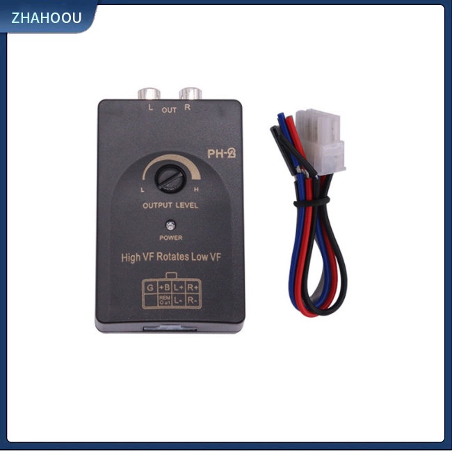 ☃Phụ Kiện Trang Trí Nhà Cửa Kiểu Dáng Dễ Thương Xinh Xắn☃ Bộ Chuyển Đổi Tín Hiệu Âm Thanh Nổi Ph-2 Mức Thấp Cho Xe Hơi