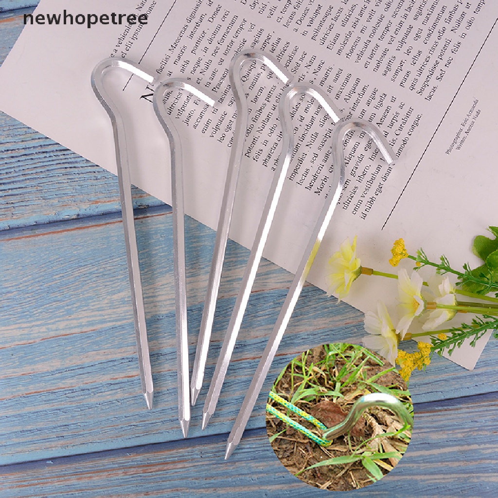 Bộ 5 Cọc Dựng Lều Bằng Hợp Kim Thép Cứng 7.01inch