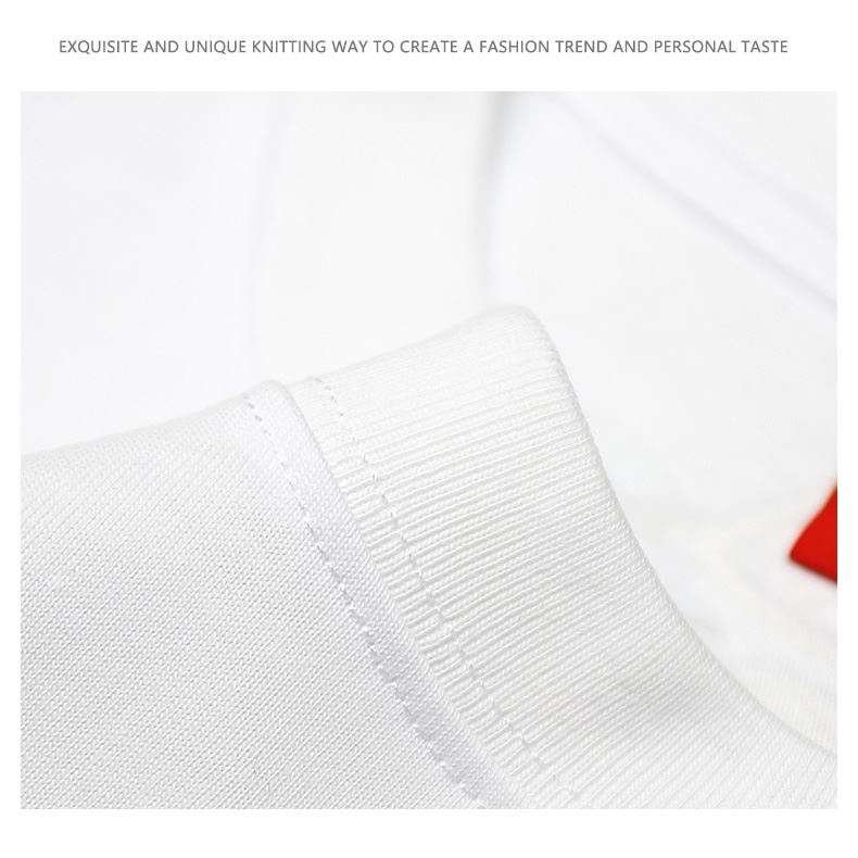 Áo Thun Tay Ngắn Thêu Hình Sư Tử Cá Tính Phong Cách Trung Hoa Cho Nam