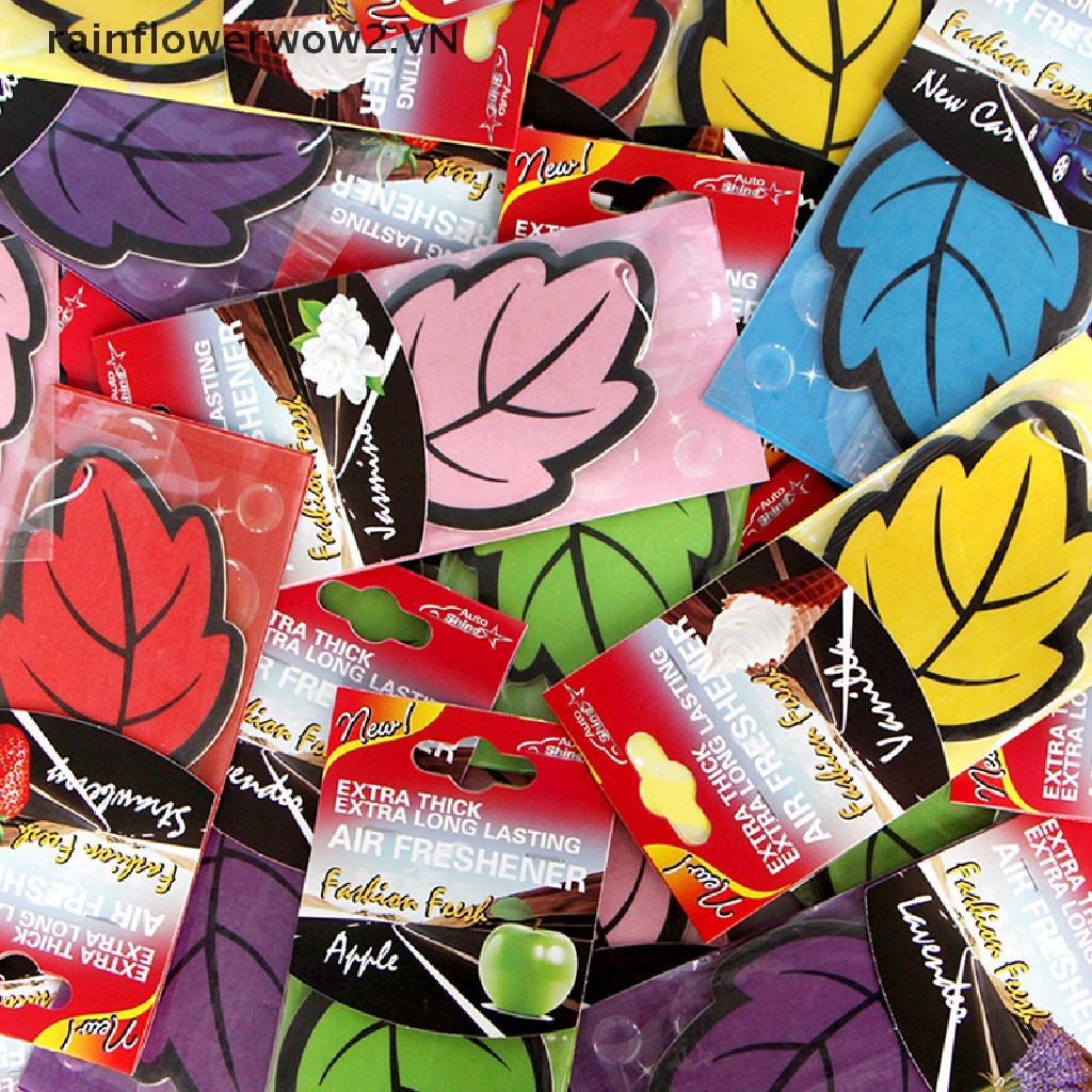 6 Phụ Kiện Vanilla Tự Nhiên Có Mùi Thơm Làm Mát Không Khí Cho Xe Hơi