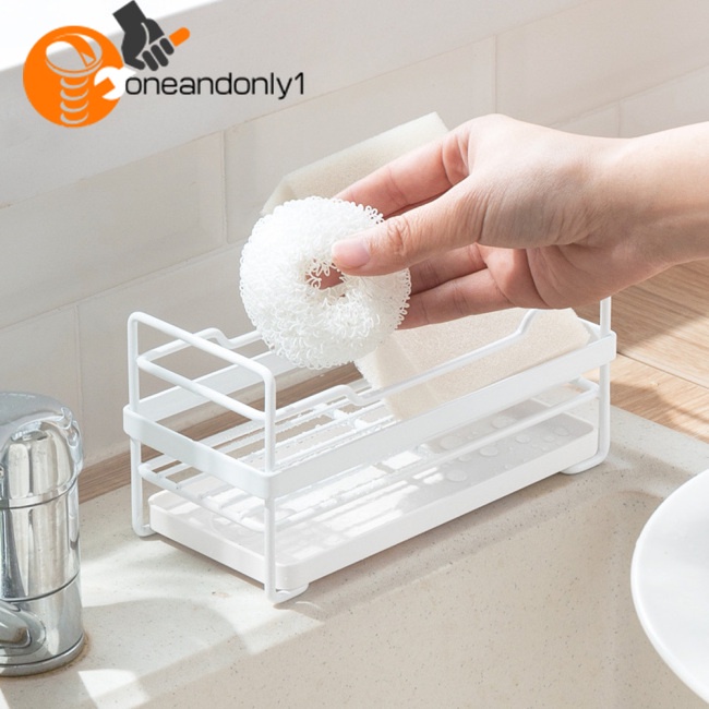 Giá Đỡ Bọt Biển Rửa Chén / Xà Phòng Đa Năng Kèm Khay Tiện Dụng Cho Nhà Bếp / Phòng