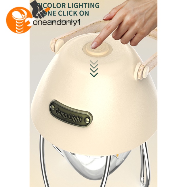 Đèn Led Cắm Trại 300-400 Lumens Phong Cách Retro