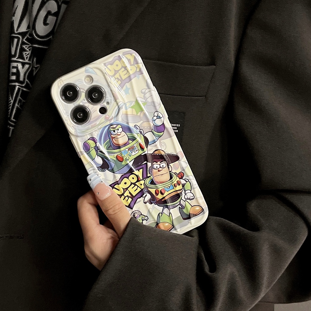 Ốp Điện Thoại Nhựa PC Cứng In Hình Toy Story Bảo Vệ Camera Cho iPhone 13 12 11 14 PRO MAX 14 Plus