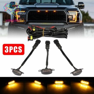 Set 3 đèn led gắn phía trước xe hơi ford f-150 raptor