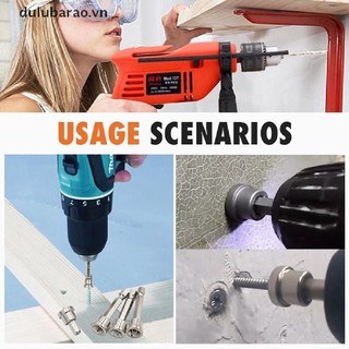 DUL Định vị từ Screwdriver bits chế biến gỗ Vít Hex Shank bits mới AO