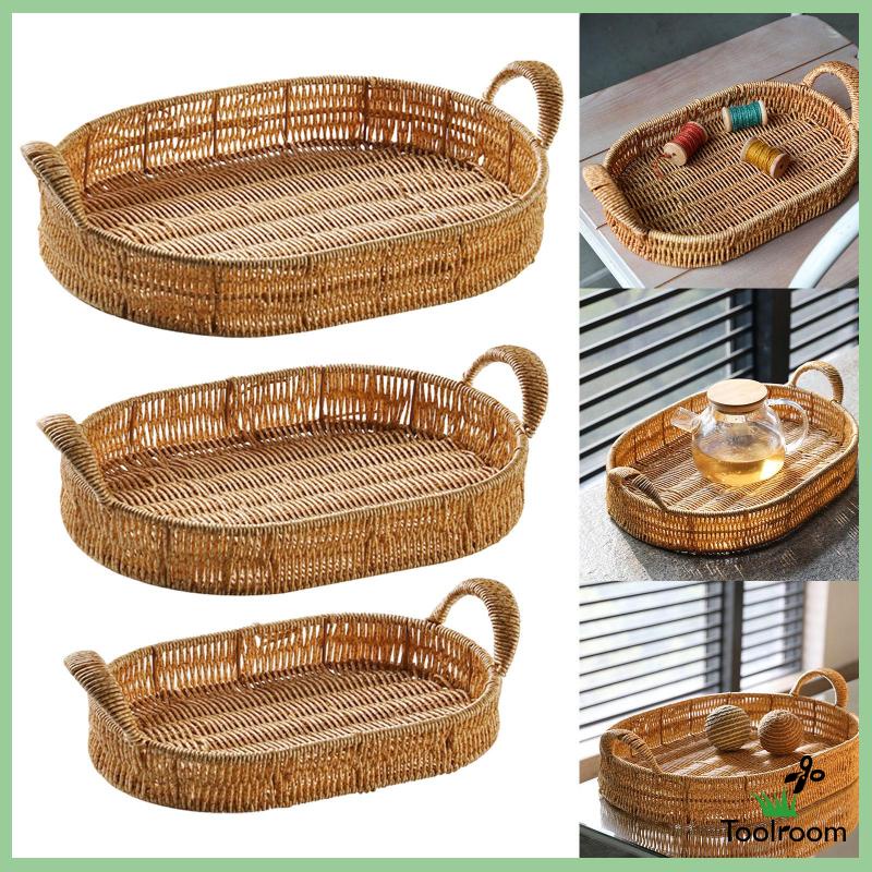 Khay Đựng Thức Ăn Hình Oval Phong Cách Bắc Âu