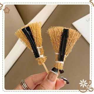 🌸Kẹp tóc hình chổi mini cute
