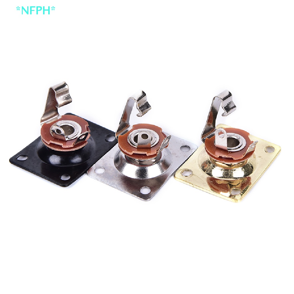 Nfph &gt; Đĩa Jack Cắm Đầu Ra Hình Vuông Màu Bạc Phong Cách Mới Cho Đàn Guitar