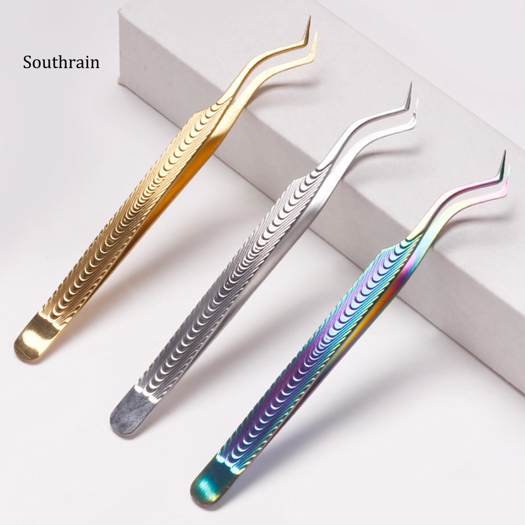 Nhíp Gắp Lông Mi Giả Bằng Thép Không Gỉ Chống Tĩnh Điện Độ Chính Xác Cao