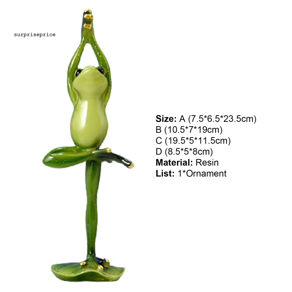 Tượng Ếch Bằng Nhựa Resin Nhiều Màu Sắc Trang Trí Sân Vườn