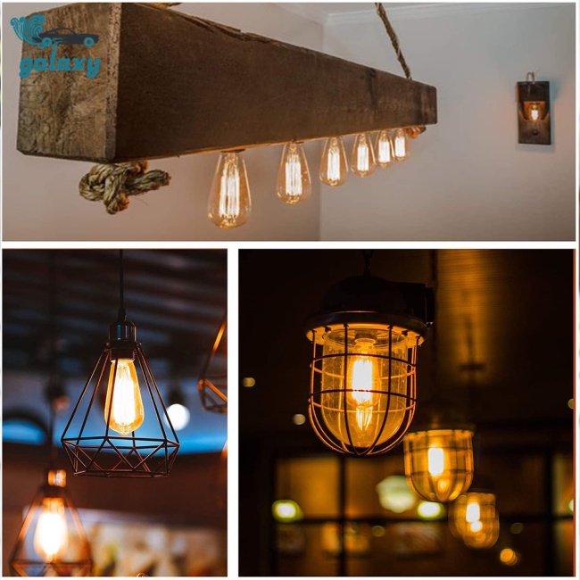 Galaxy Bóng Đèn Dây Tóc E14 Màu Vàng Ấm Áp Phong Cách Retro