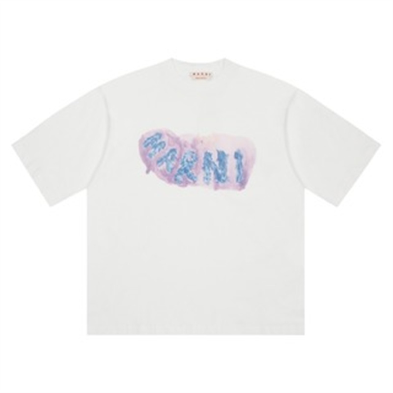 Áo Thun Tay Ngắn In Chữm-A-R &amp; - new artist Cobranded Thời Trang Mùa Hè Cho Nam Và Nữ