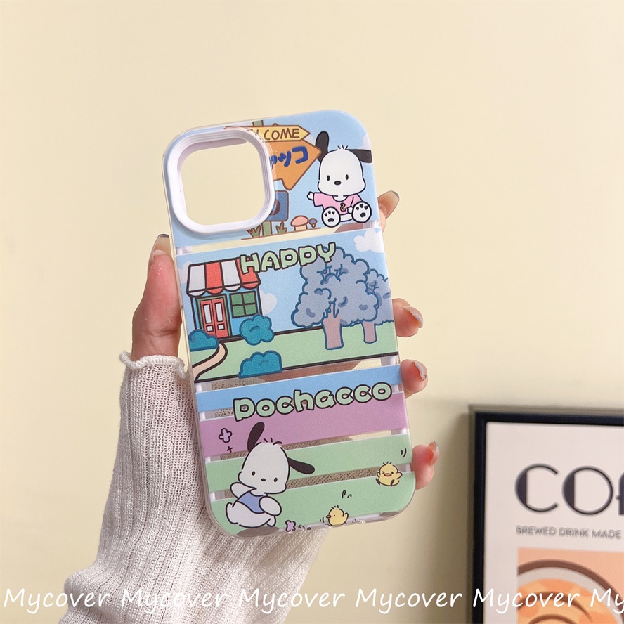 Ốp Điện Thoại Silicon Mềm Hình Cún Hoạt Họa Cho iPhone 14 13 12 11 Pro Max X XR Xs Max 6 7 8 Plus