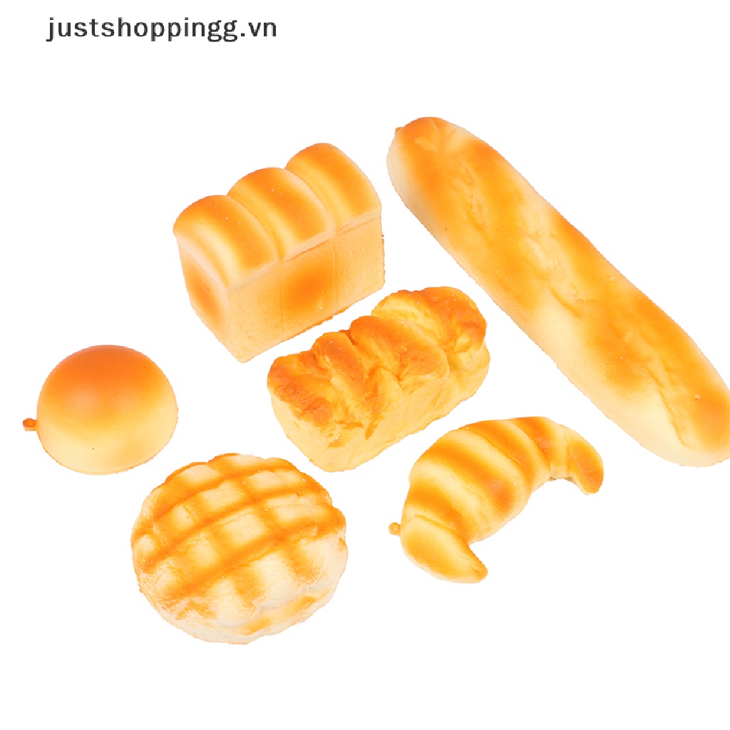 1 Đồ Chơi Bóp Hình Bánh Mì Nướng Bằng PU Giải Tỏa Căng Thẳng