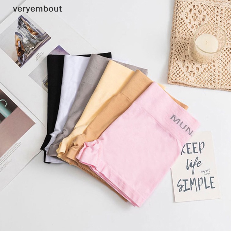 Quần Lót Boxer Cotton Không Đường May Thời Trang Cho Nữ