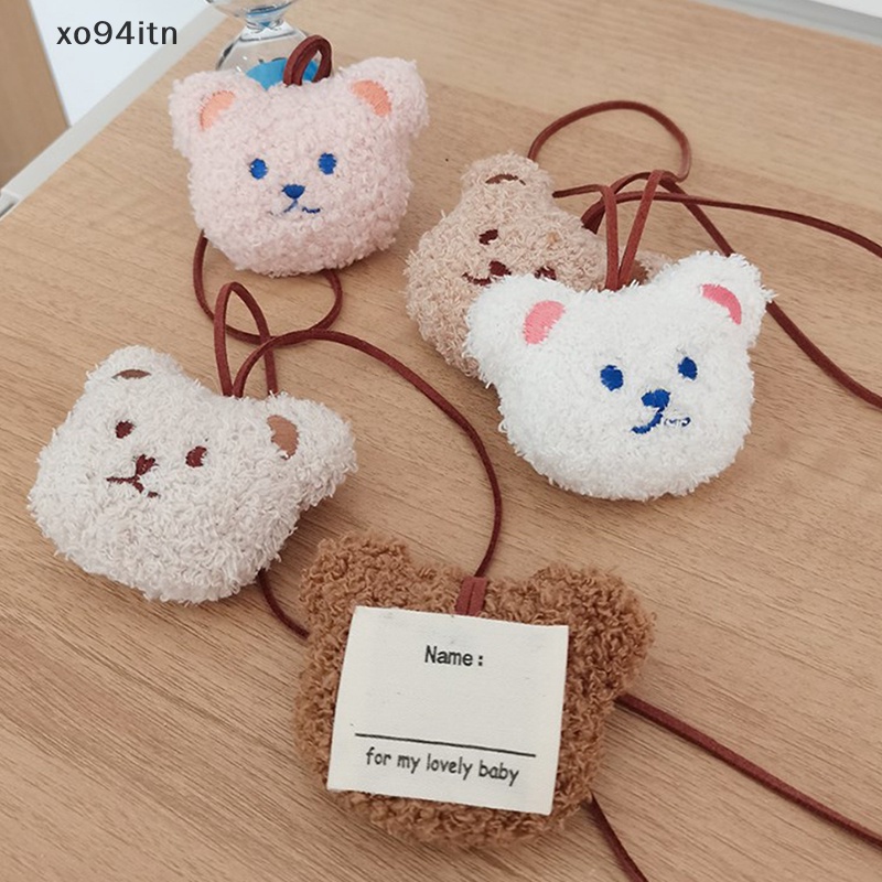 Mặt Dây Chuyền Hình Chú Gấu Hoạt Hình Bằng Lông Nhung Dễ Thương Xinh Xắn