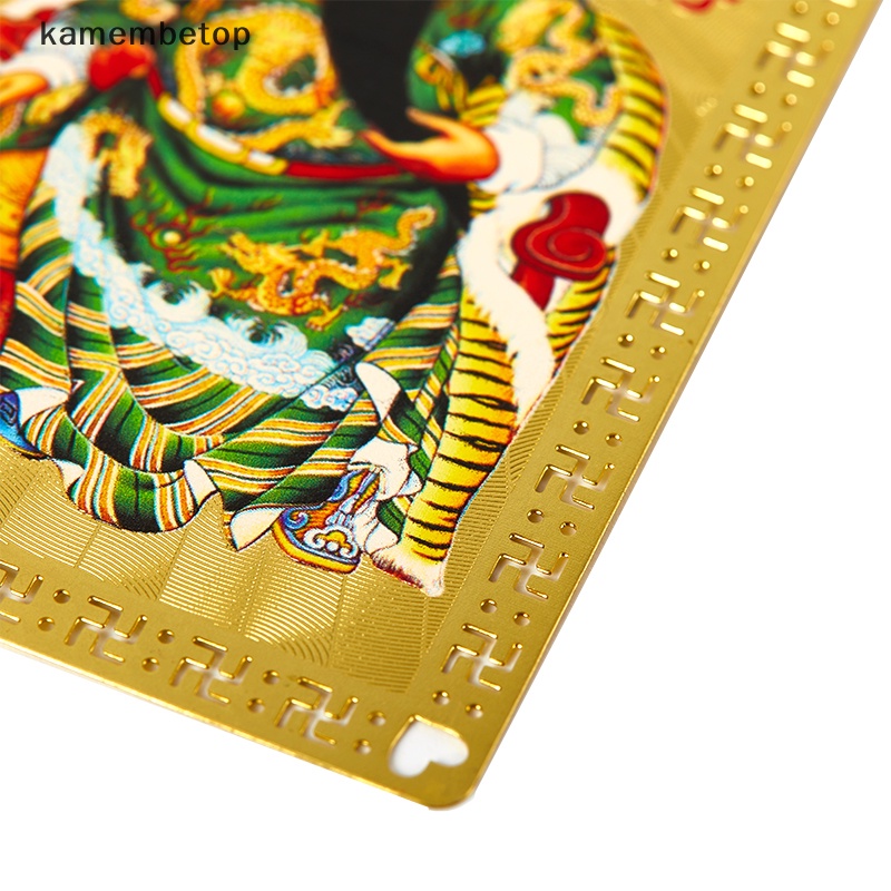 Thẻ Bài Phật Giáo Bằng Đồng Thau Đơn Sắc