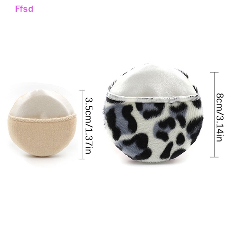 1 Mút Trang Điểm Mini Bằng Cotton Họa Tiết Da Báo