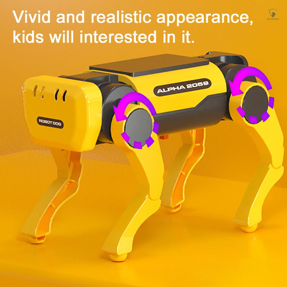 (laptvn) Đồ Chơi Robot Gia Súc Năng Lượng Mặt Trời Tự Lắp Ráp Hình Chú Chó Gizmos Công Nghệ Thông Minh Giáo Dục Cho Bé