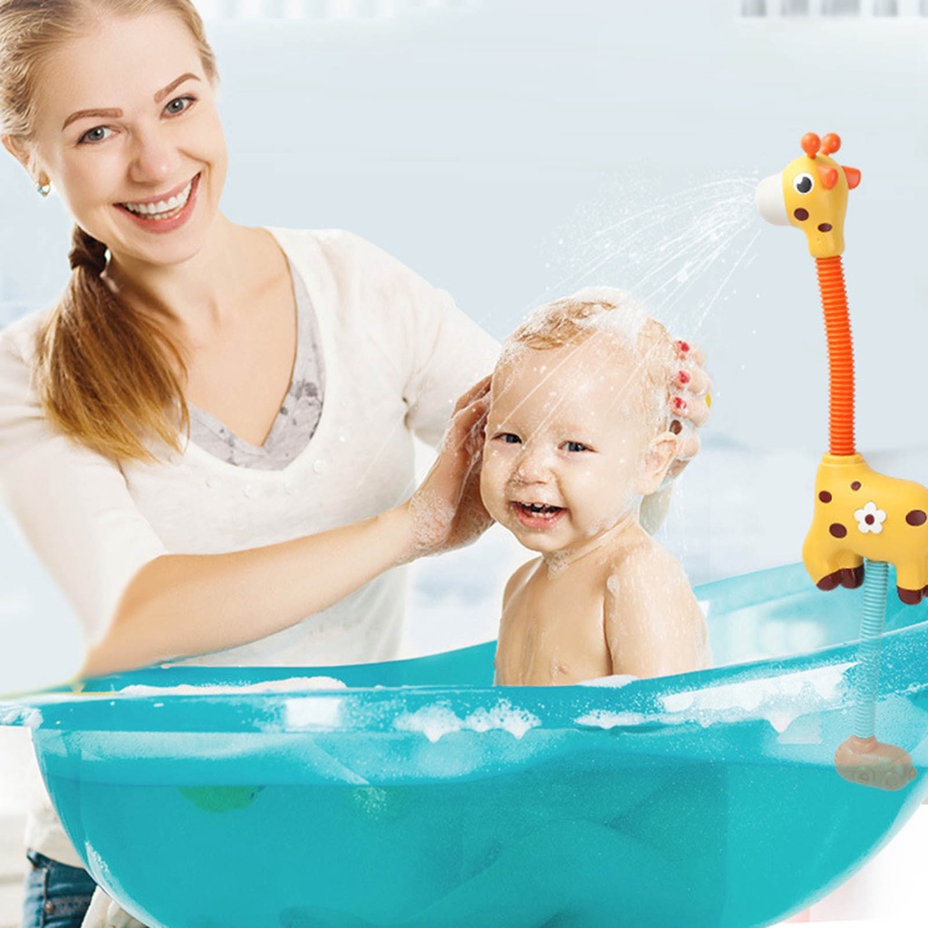 Đồ Chơi Nhà Tắm Hình Hươu Cao Cổ Đáng Yêu Cho Bé