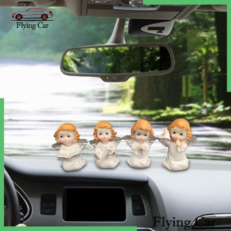 [Lzdjfmy2] 4 Bức Tượng Thiên Thần Điêu Khắc Nghệ Thuật Để Bàn Phòng Ngủ Tại Nhà