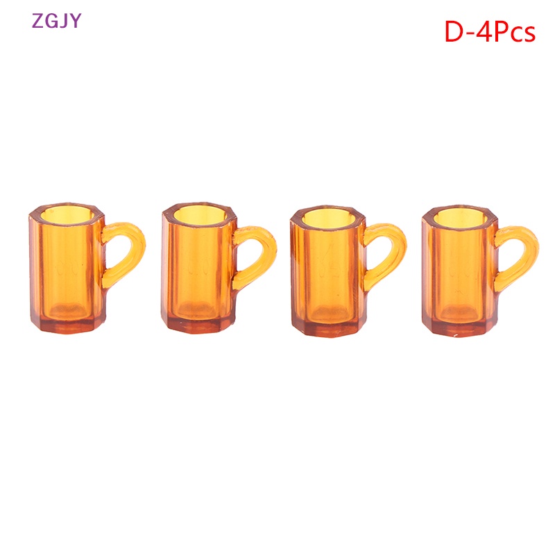 1 Bộ Cốc / Đĩa / Cốc / Dĩa Mini Tỷ Lệ 1: 12 Độc Đáo Trang Trí Nhà Búp Bê Mới