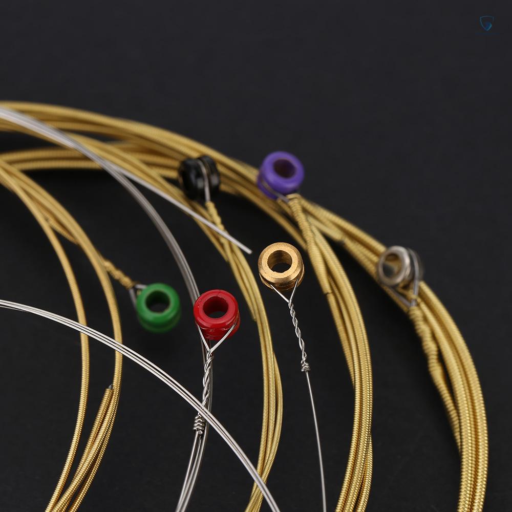 Set 6 Dây Đàn Guitar Orphee TX620 (. 010-.047) Bằng Đồng Trọng Lượng Nhẹ