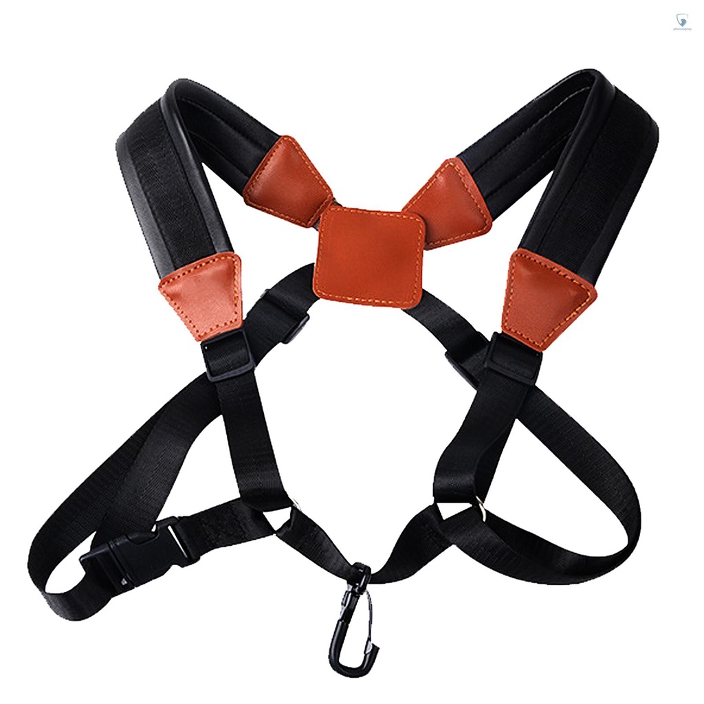 Dây Đeo Vai / Đệm Bằng Da Có Thể Điều Chỉnh Cho Kèn Saxophone Soprano Alto Baritone Saxophone