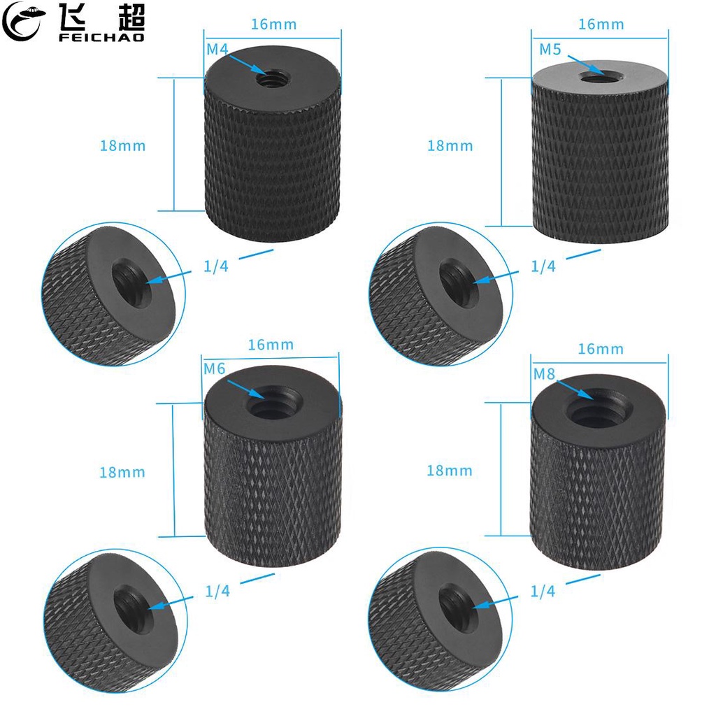 1 Ốc Vít Chuyển Đổi Từ 1 / 4 Sang M4 M5 M6 M8 M10 Cho Chân Máy Ảnh DSLR