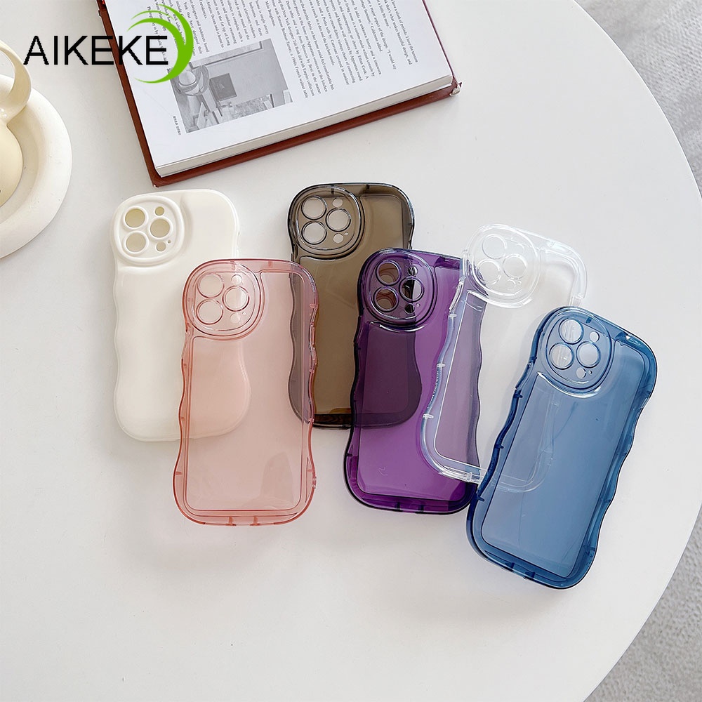 Ốp Điện Thoại TPU Silicon Mềm Bo Viền Họa Tiết Màu Kẹo Trong Suốt Cho Realme 8 7 8S V5 Q2 Q3S Q3T 5G OPPO F21 Pro A1 Pro