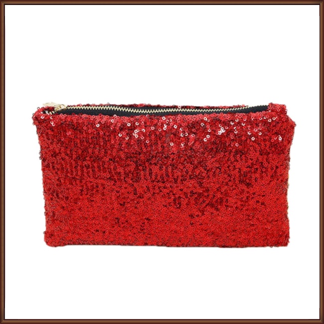 Túi Bì Thư Xách Tay Đính Kim Sa Lấp Lánh Thời Trang Dành Cho Nữ