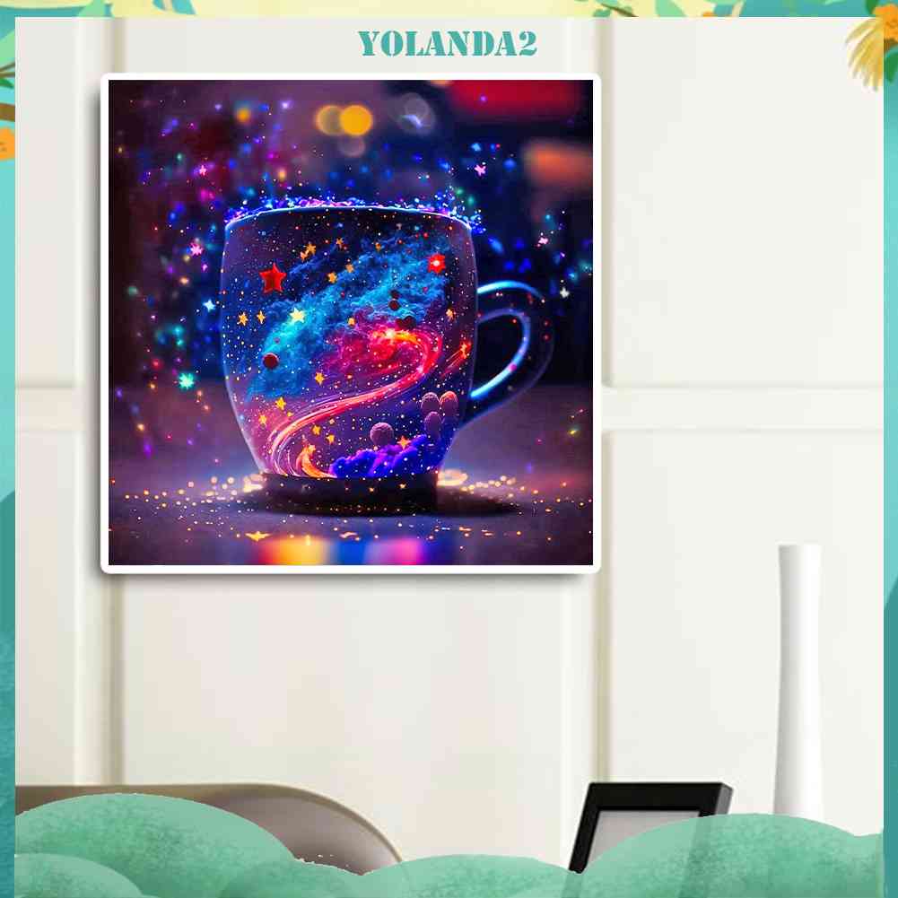 Bộ Tranh Đính Đá 5D Họa Tiết Bầu Trời Đầy Sao Độc Đáo DIY Dùng Trang Trí Nhà Cửa